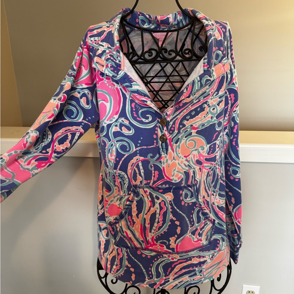 Lilly Pulitzer Multicolor Abstract Pullover